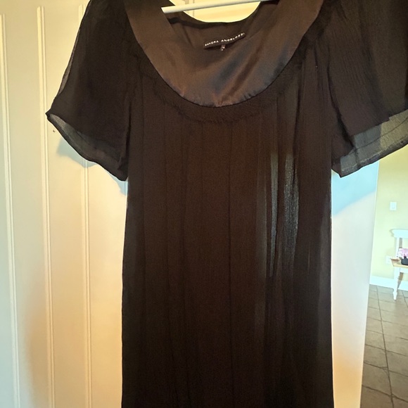 Femme De Carriere/Sandra Angelozzi Sheer Silk Tunic, size 34 - Picture 4 of 4